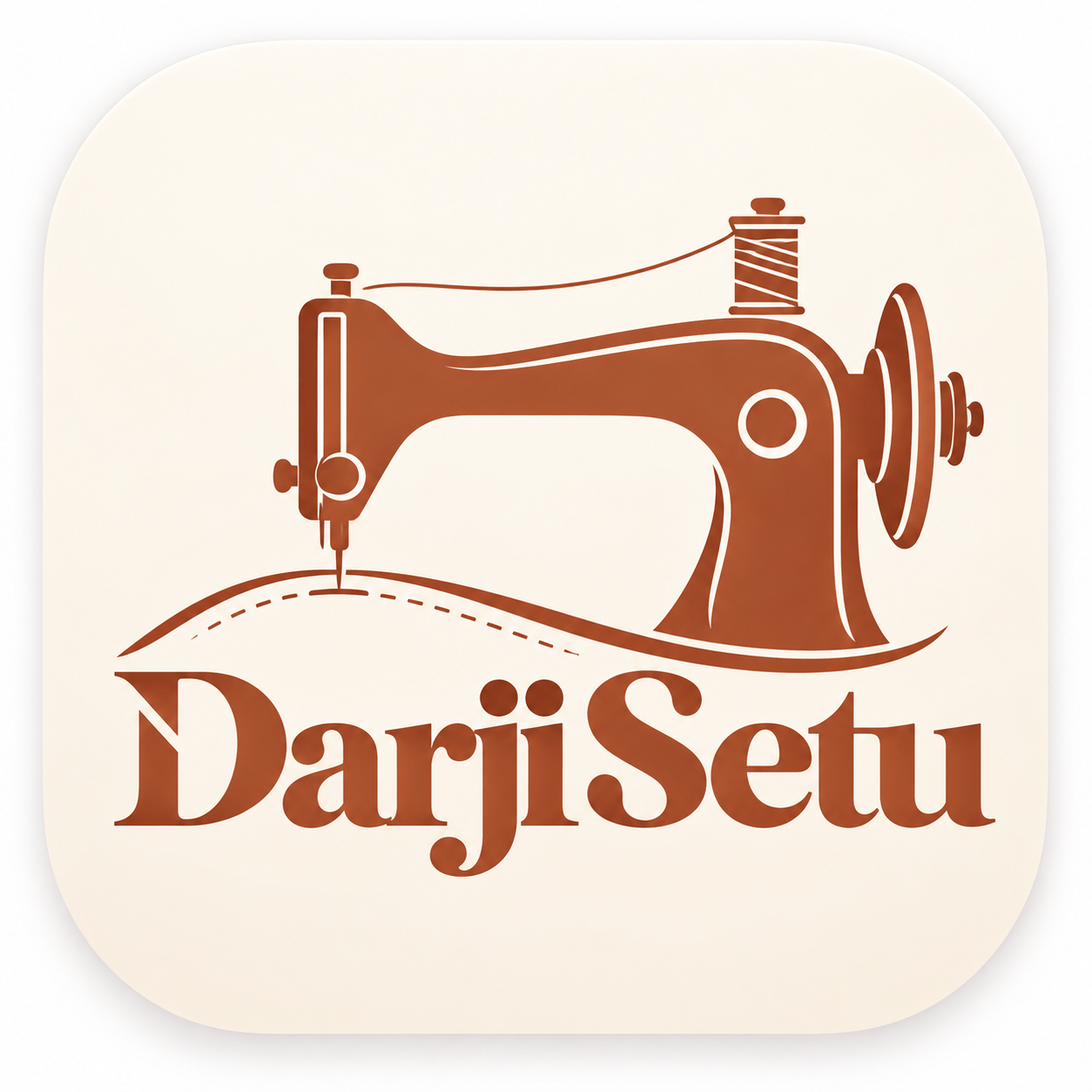 DarjiSetu sewing machine logo